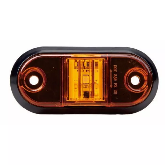 Luz de remolque de liquidación de marcador ovalada de 2,5 pulgadas
