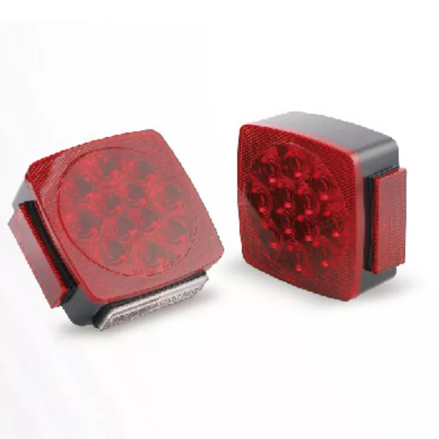 Luz LED de perfil bajo de 4 pulgadas para remolque de menos de 80 pulgadas