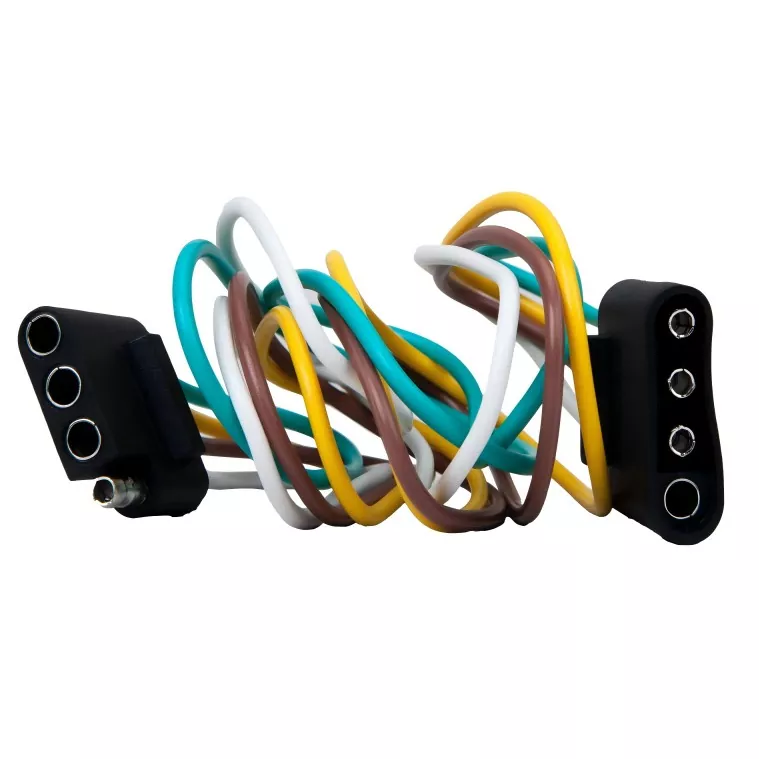 Conector de cableado de remolque de extensión plana de 4 vías