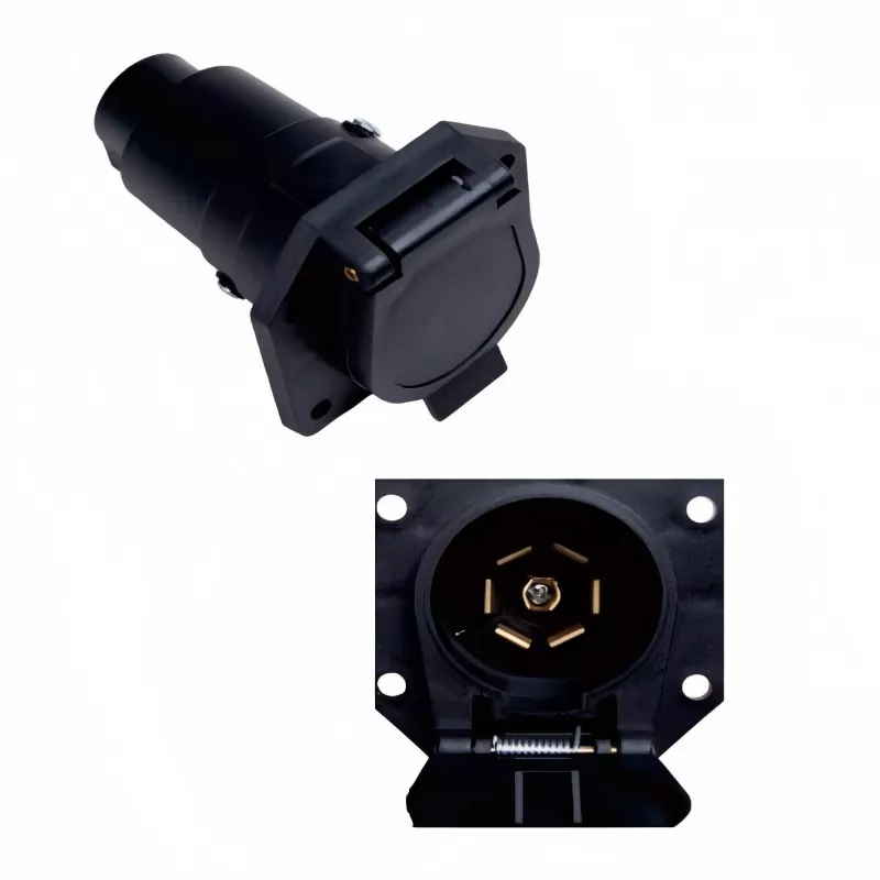 Conector de cableado del remolque del extremo del vehículo de 7 vías