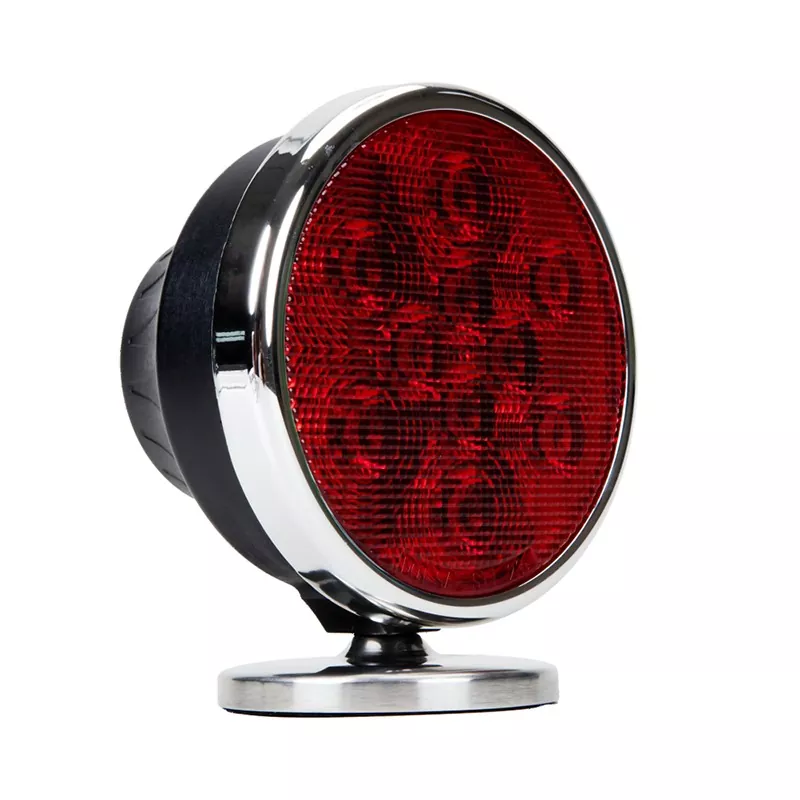 Luz de remolque magnética inalámbrica redonda cromada