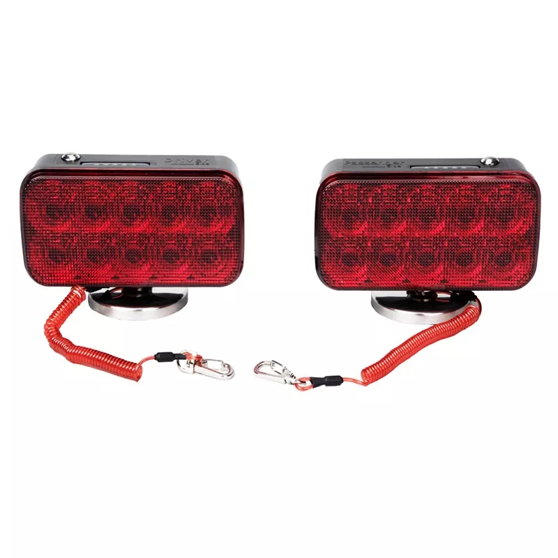 Luz de remolque magnética inalámbrica rectangular